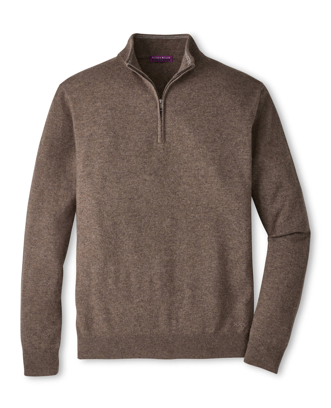 Crown Anniversary Cashmere Quarter Zip Sweater - Sawgrass