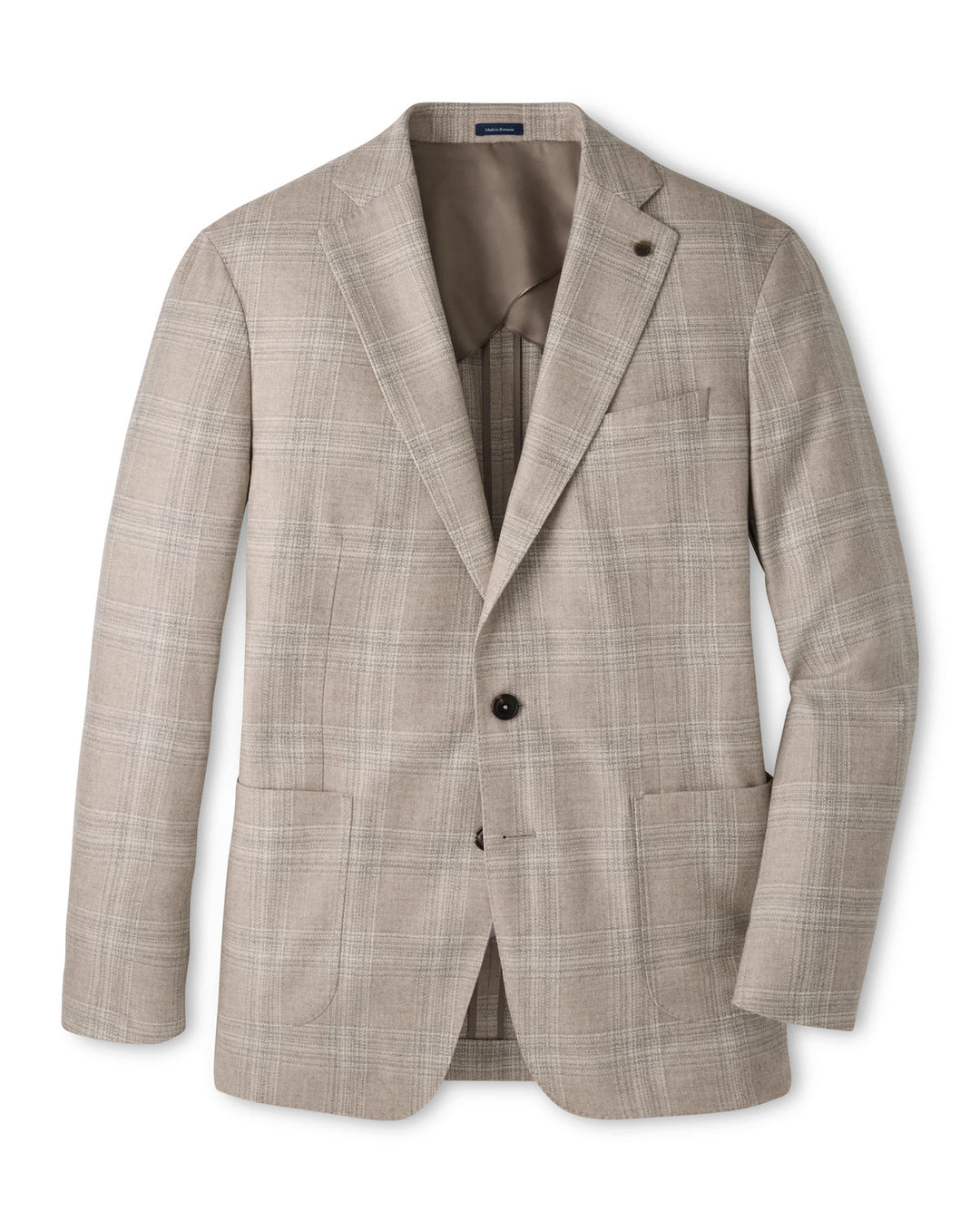 Bailey Plaid Soft Jacket - Taupe