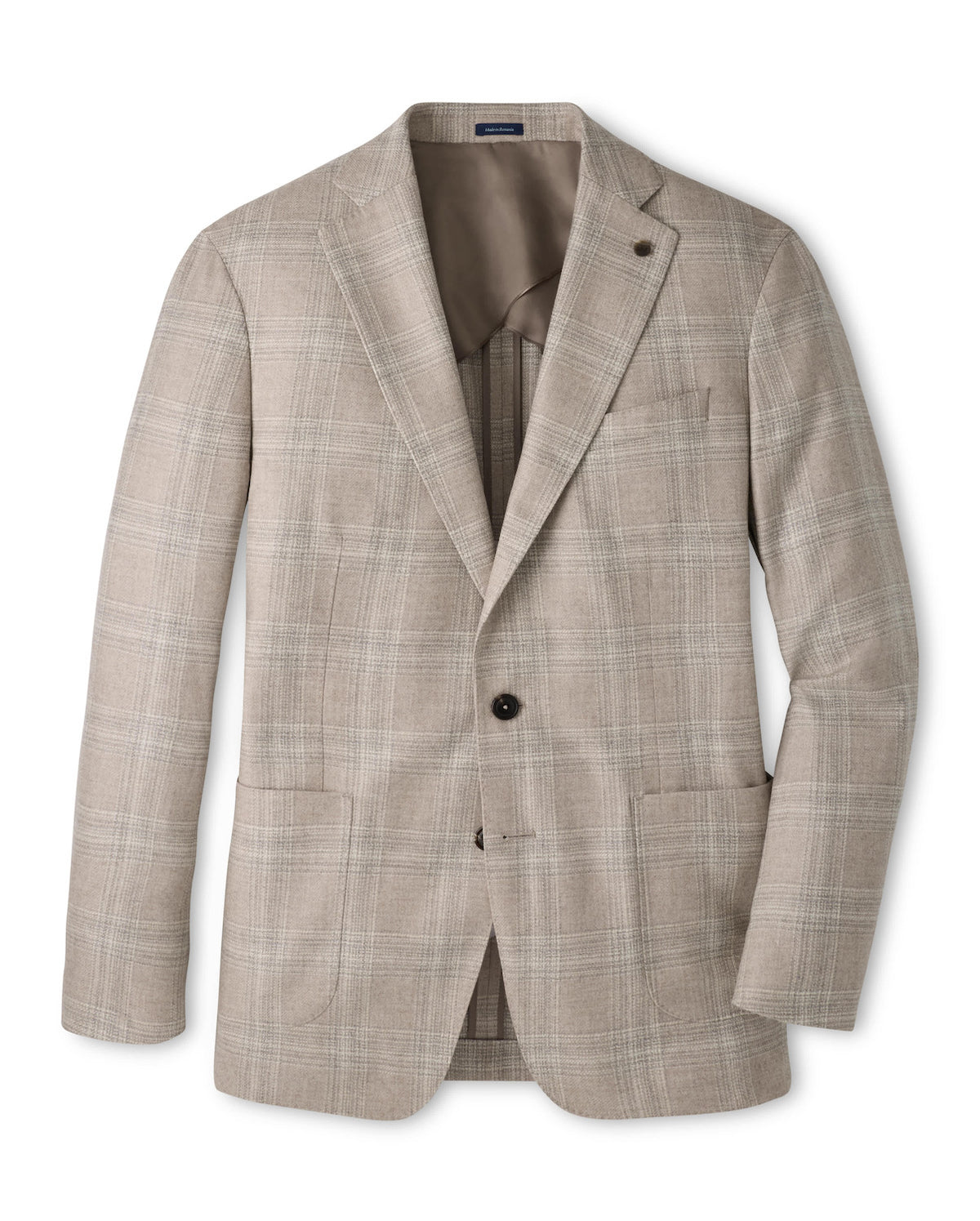 Bailey Plaid Soft Jacket - Taupe