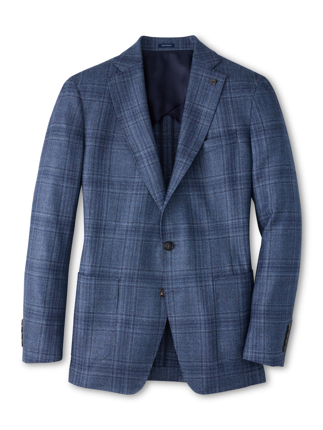 Davies Plaid Soft Jacket - Cadet