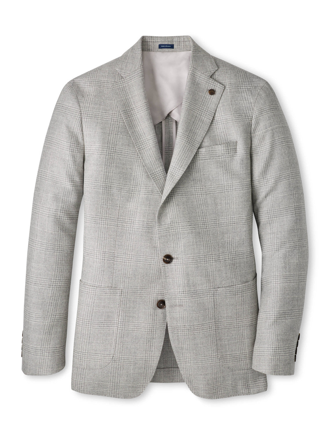 Foster Glen Plaid Soft Jacket - Grey Pearl