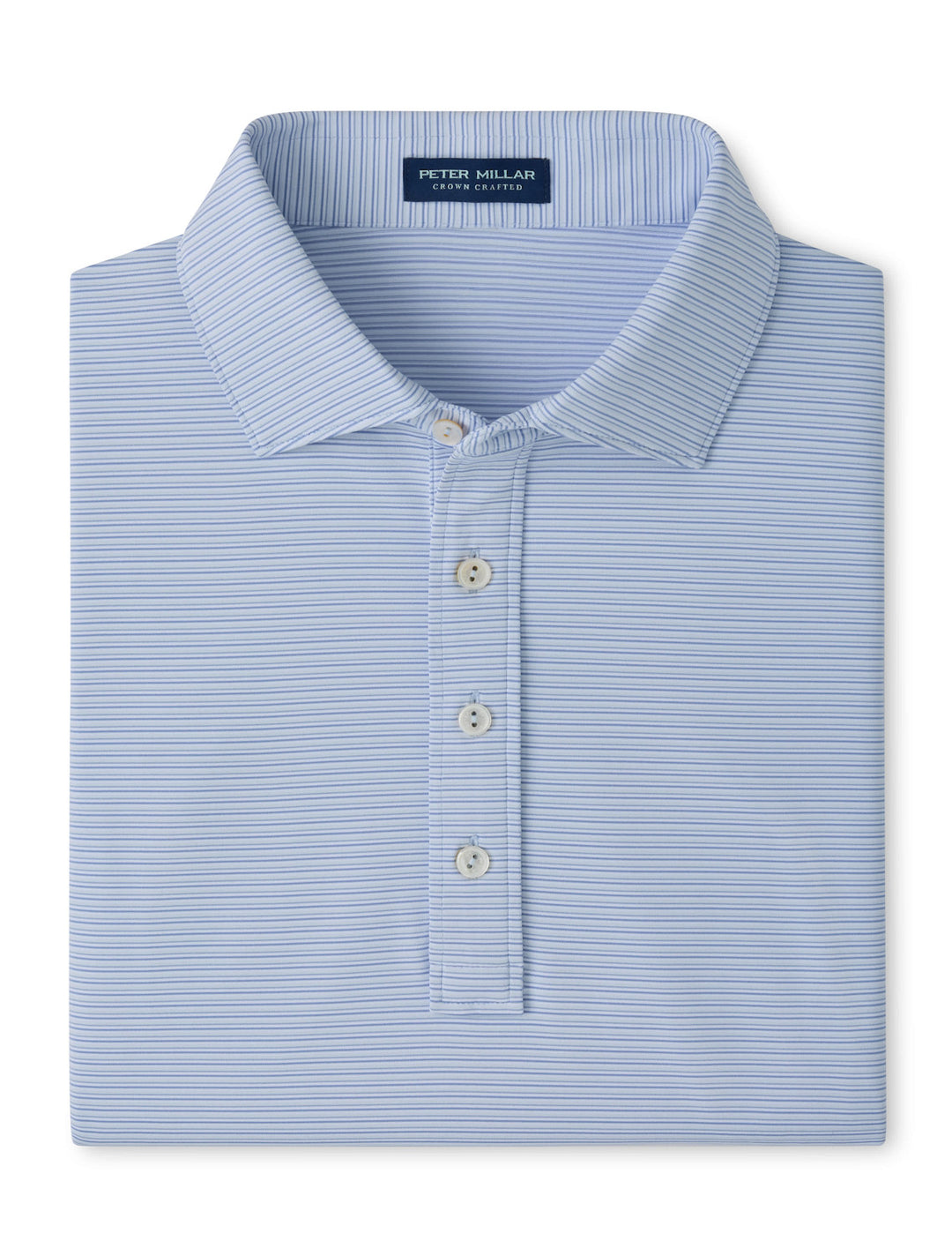 Ensemble Performance Jersey Polo - Kelly Hard Collar - Alice Blue
