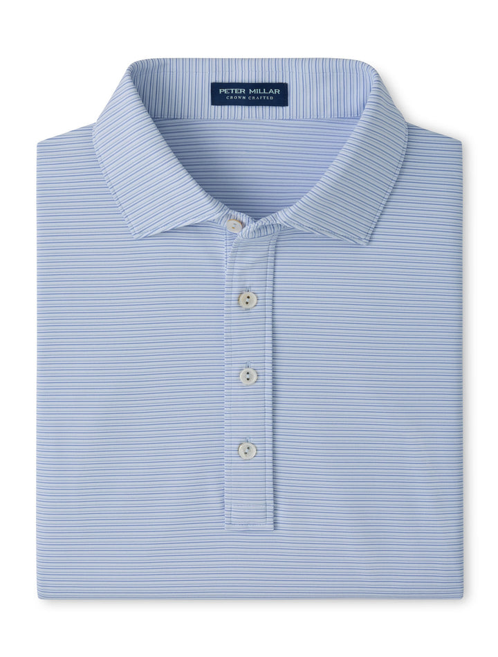 Ensemble Performance Jersey Polo - Kelly Hard Collar - Alice Blue