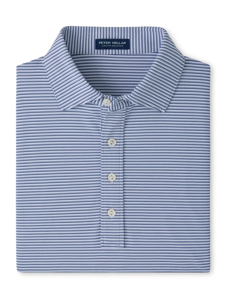 Ensemble Performance Jersey Polo - Kelly Hard Collar - White