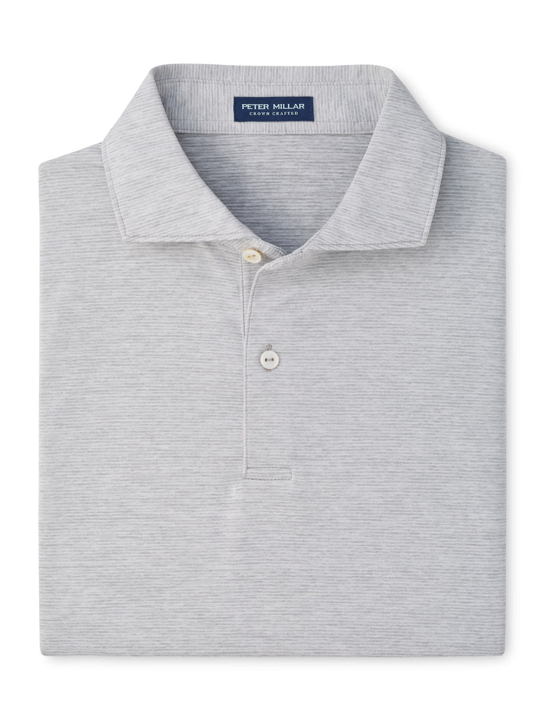 Treble Performance Jersey Polo - Edwin Spread Collar - Gale Grey