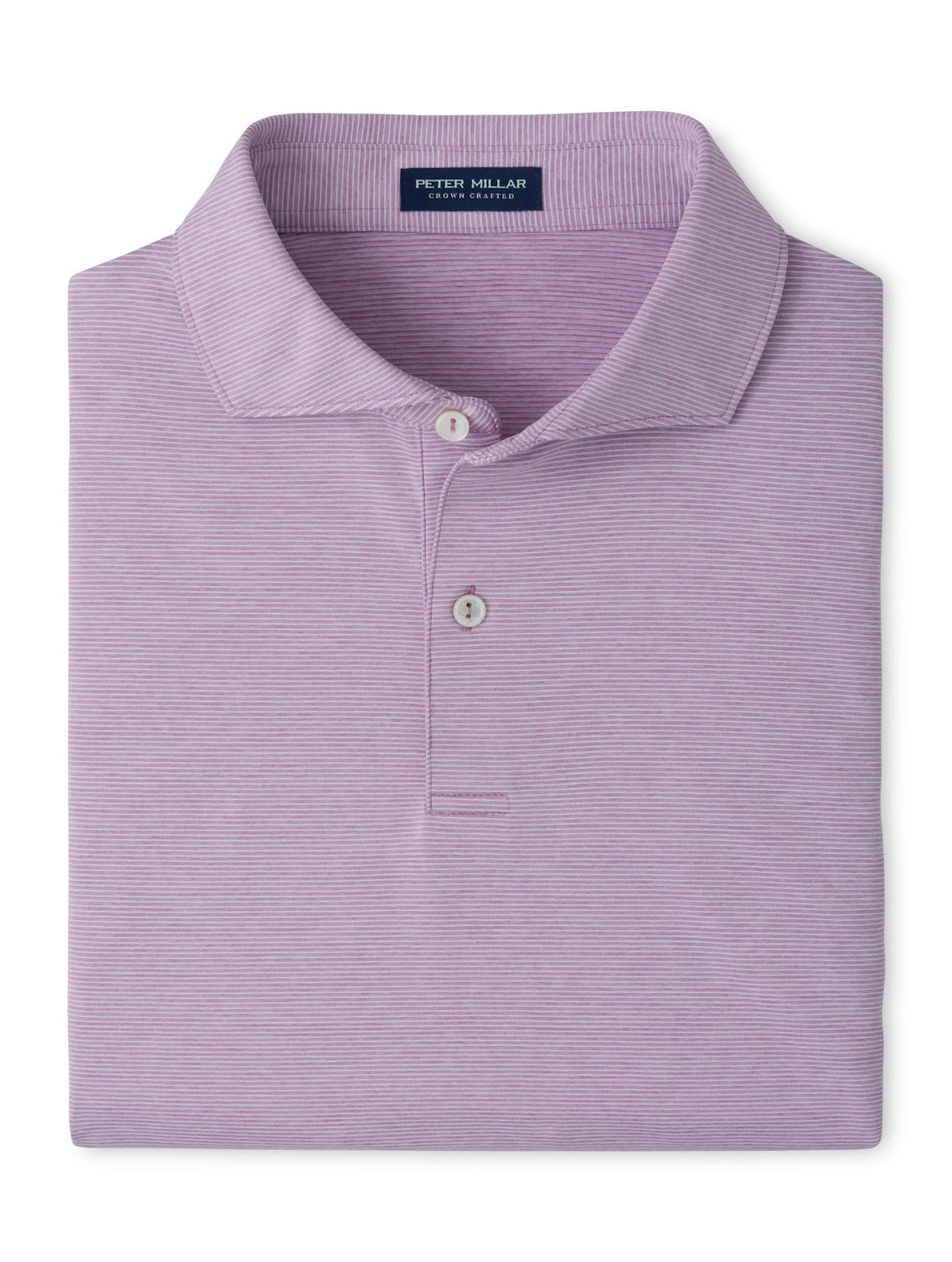 Treble Performance Jersey Polo - Edwin Spread Collar - Soft Orchid