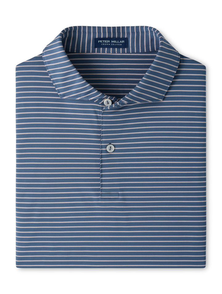 Keynote Performance Jersey Polo - Edwin Spread Collar - Cadet