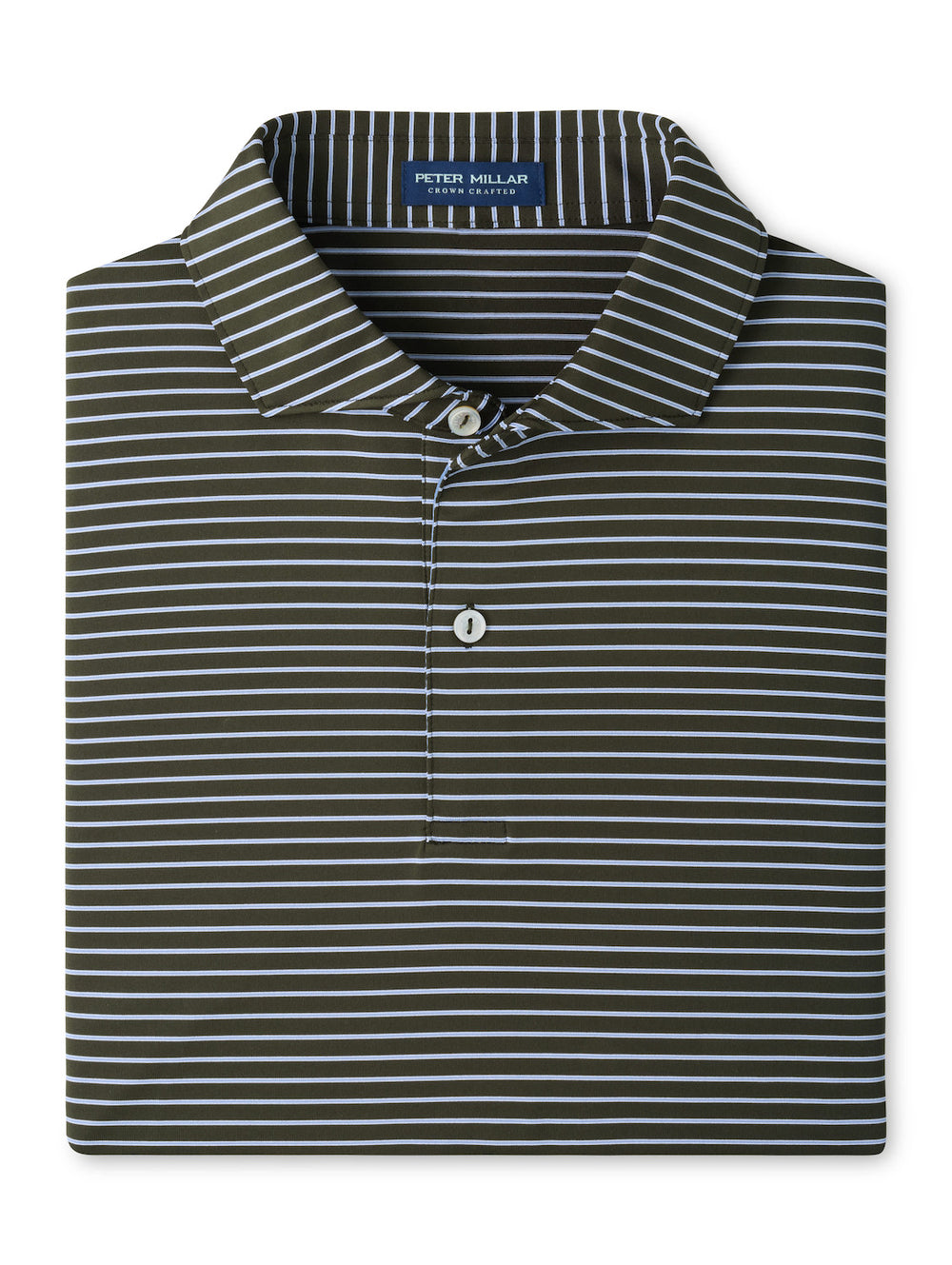 Keynote Performance Jersey Polo - Edwin Spread Collar - Dark Olive