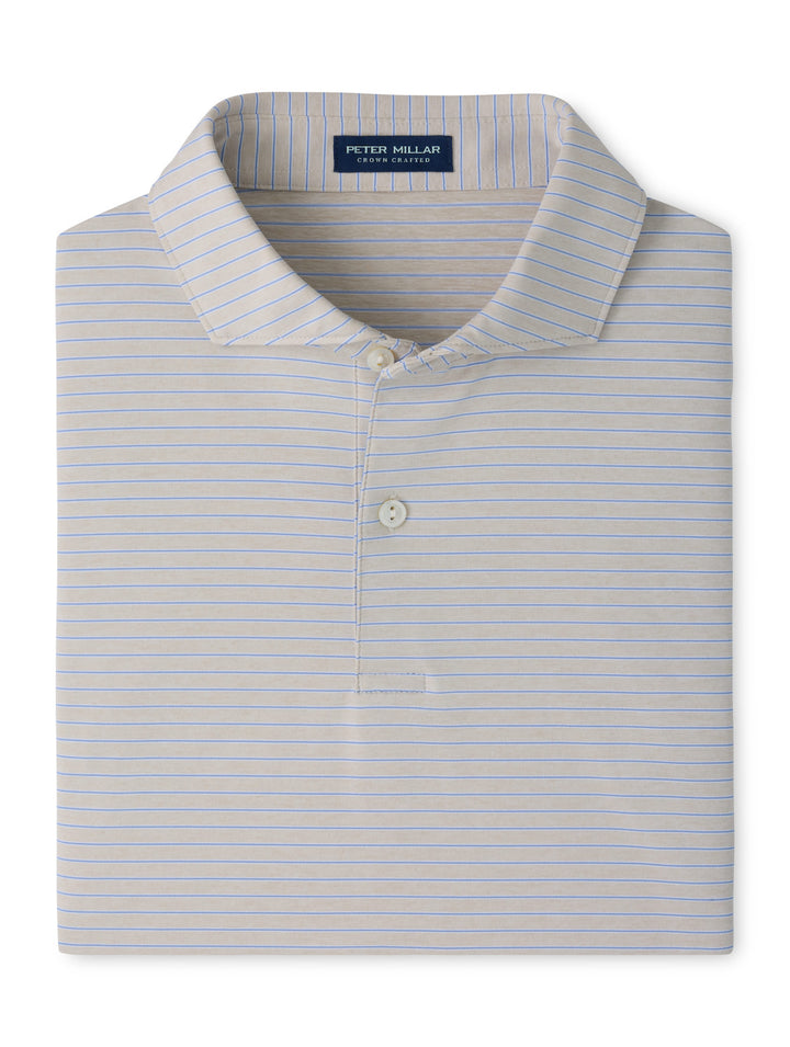 Keynote Performance Jersey Polo - Edwin Spread Collar - Grey Mist