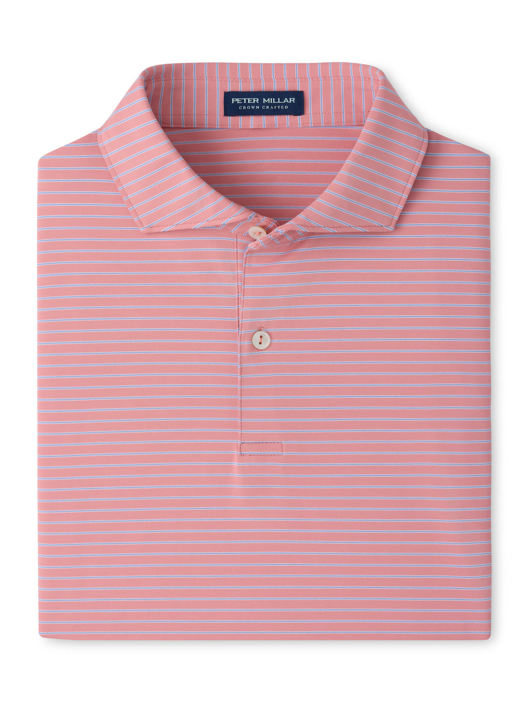 Keynote Performance Jersey Polo - Edwin Spread Collar - Melrose Pink
