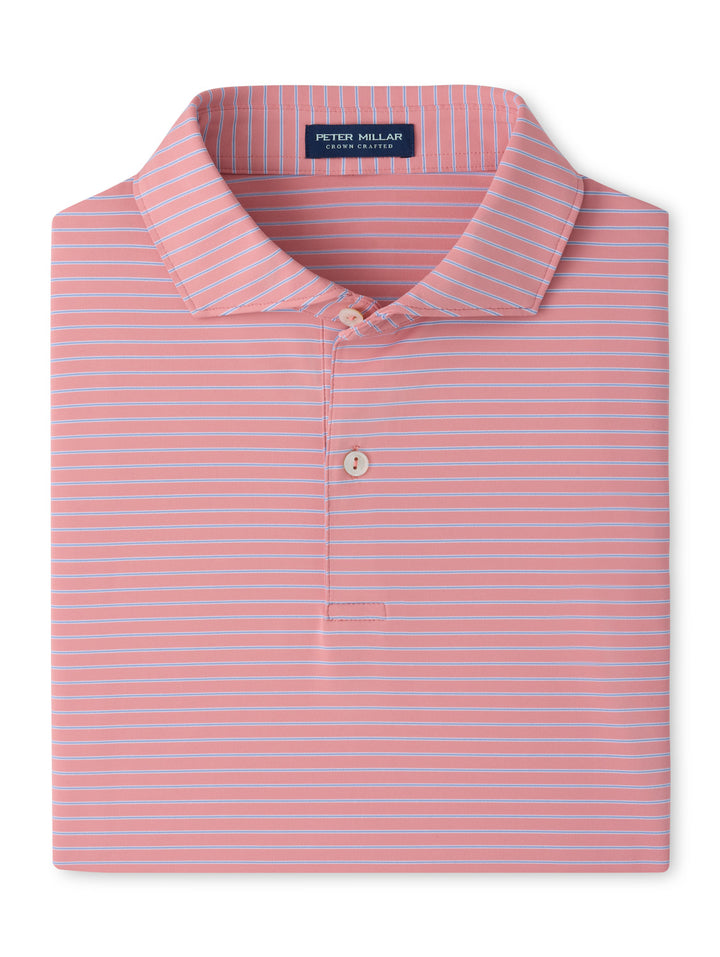 Keynote Performance Jersey Polo - Edwin Spread Collar - Melrose Pink