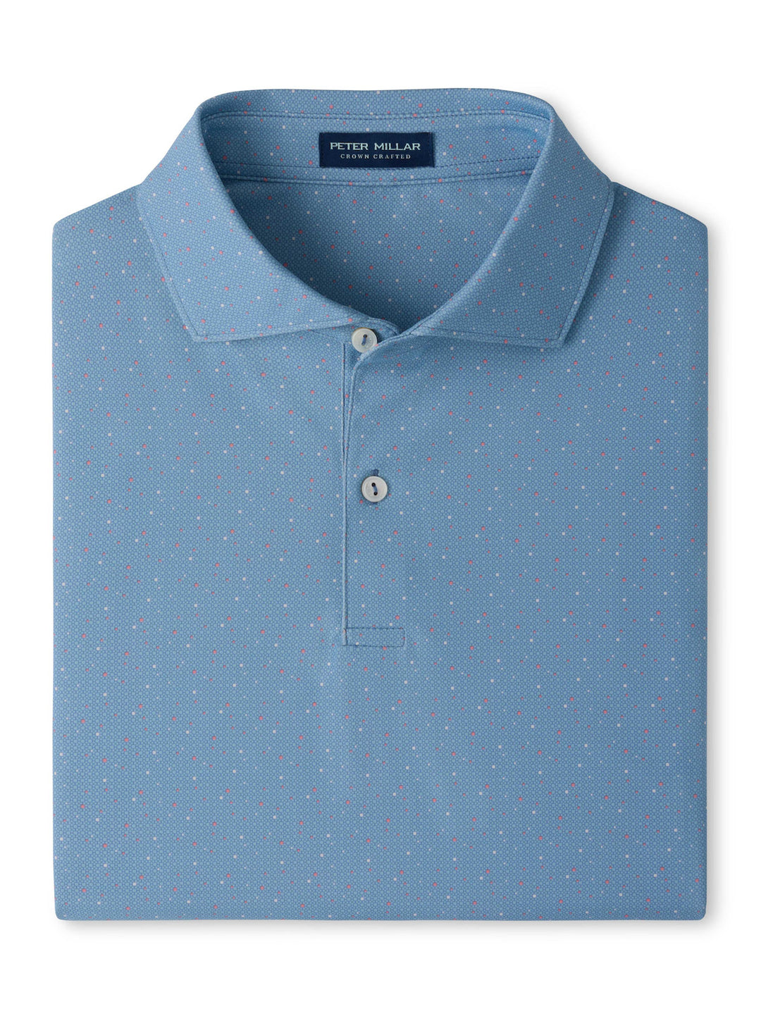 Campania Performance Jersey Polo - Edwin Spread Collar - Windy Blue
