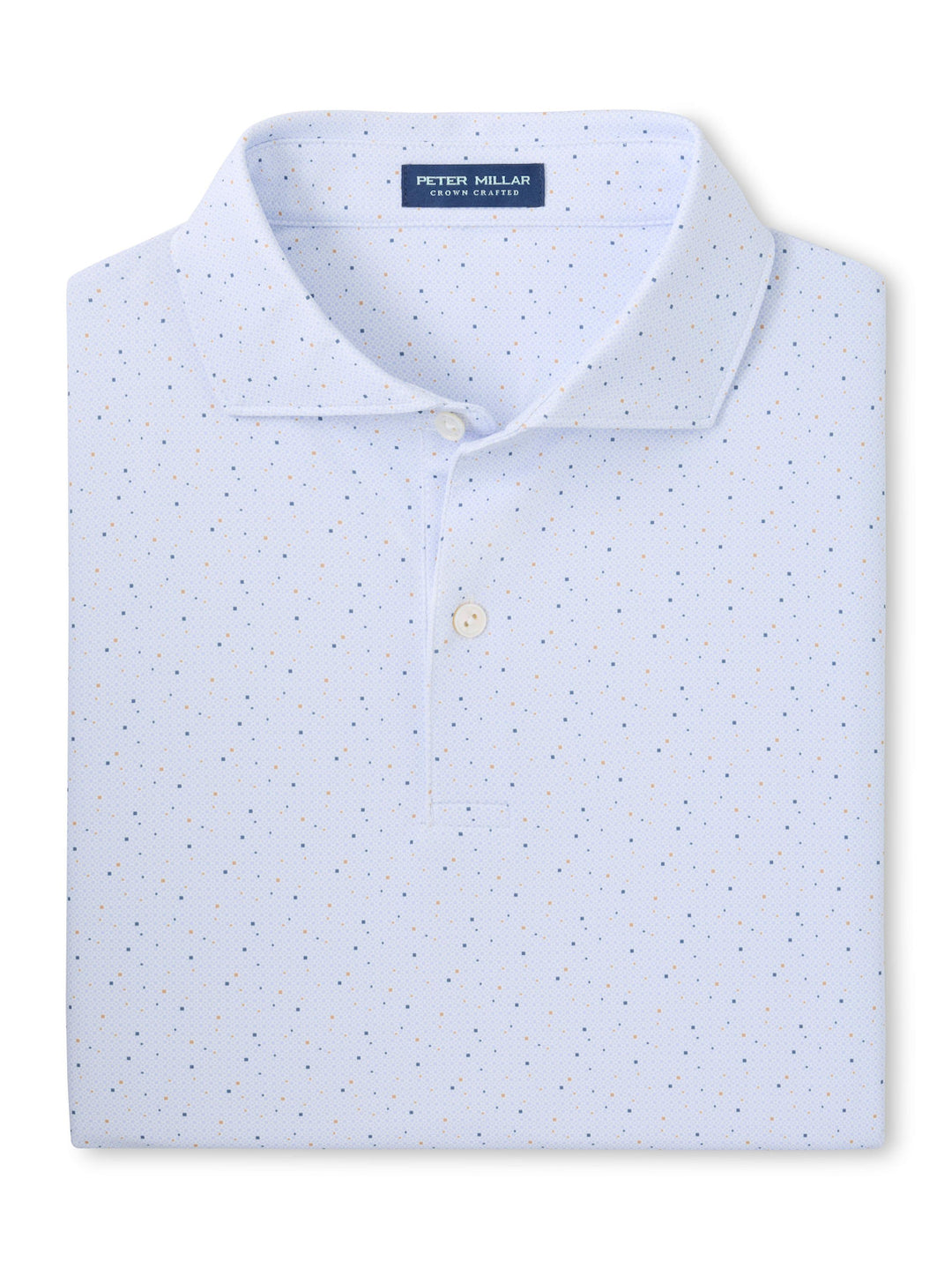 Campania Performance Jersey Polo - Edwin Spread Collar - White