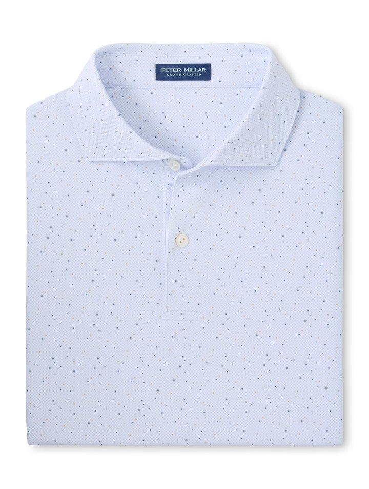 Campania Performance Jersey Polo - Edwin Spread Collar - White