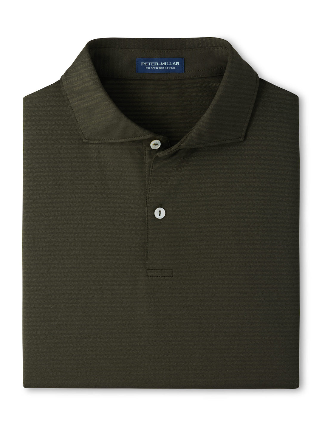 Empire Performance Jersey Polo - Edwin Spread Collar - Dark Olive