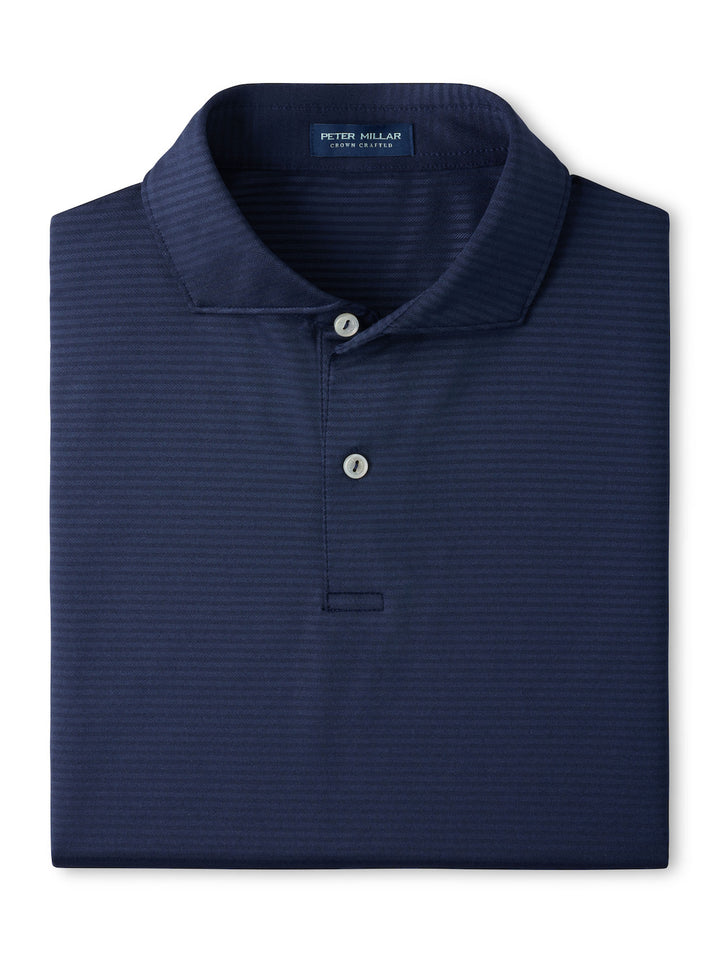 Empire Performance Jersey Polo - Edwin Spread Collar - Navy