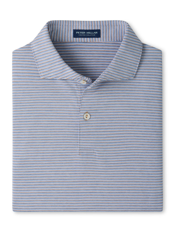 Timbre Performance Jersey Polo - Edwin Spread Collar - Light Nutmeg