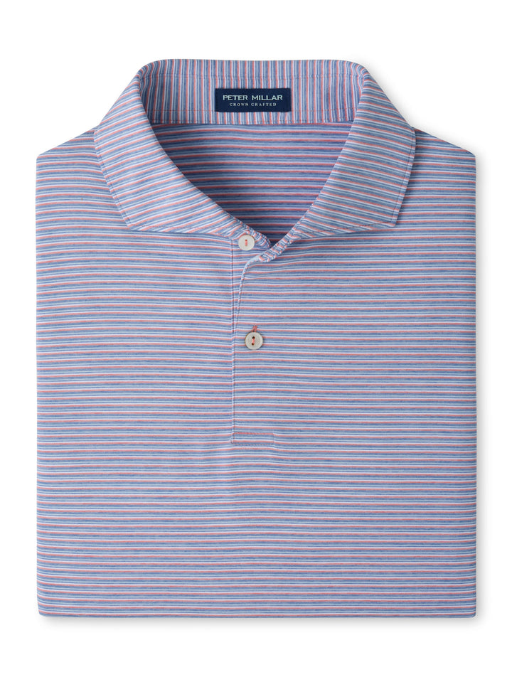 Timbre Performance Jersey Polo - Edwin Spread Collar - Melrose Pink