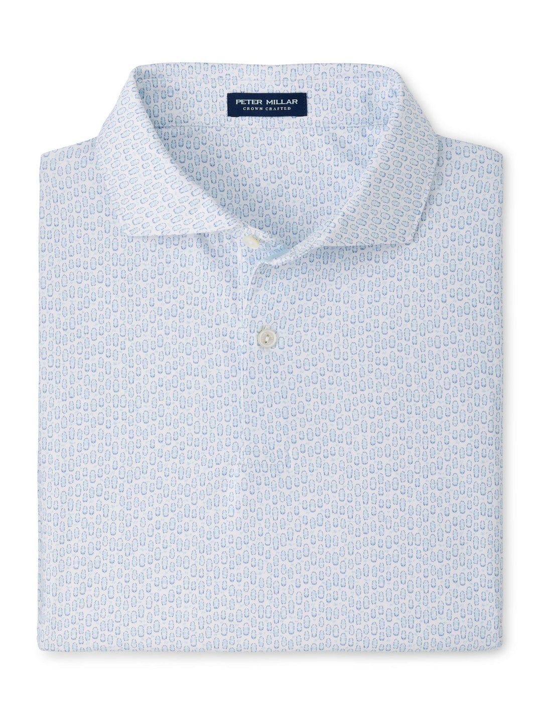 Corsica Performance Jersey Polo - Edwin Spread Collar - White