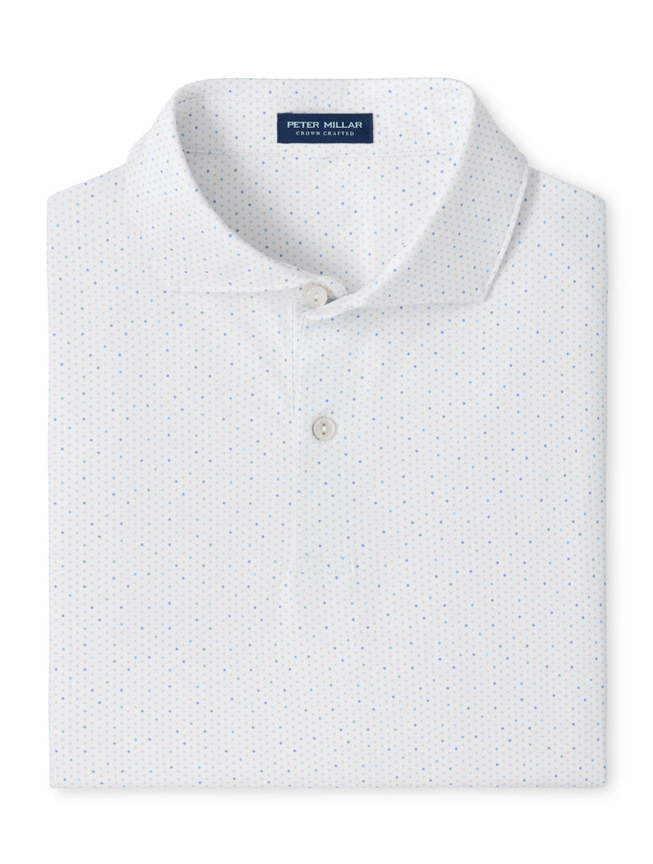 Tenuto Performance Jersey Polo - Edwin Spread Collar - White
