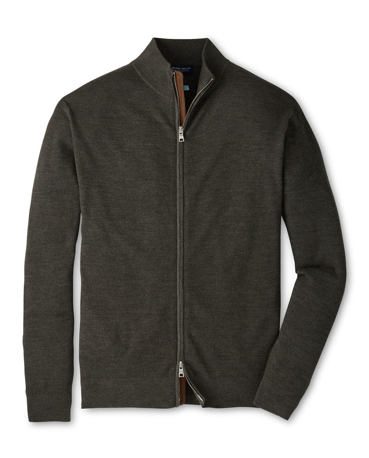 Excursionist Flex Full Zip Sweater - Dark Olive