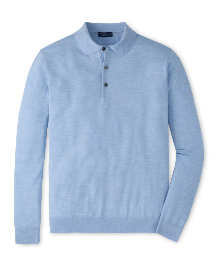 Dorset Sweater Polo - Pale Blue