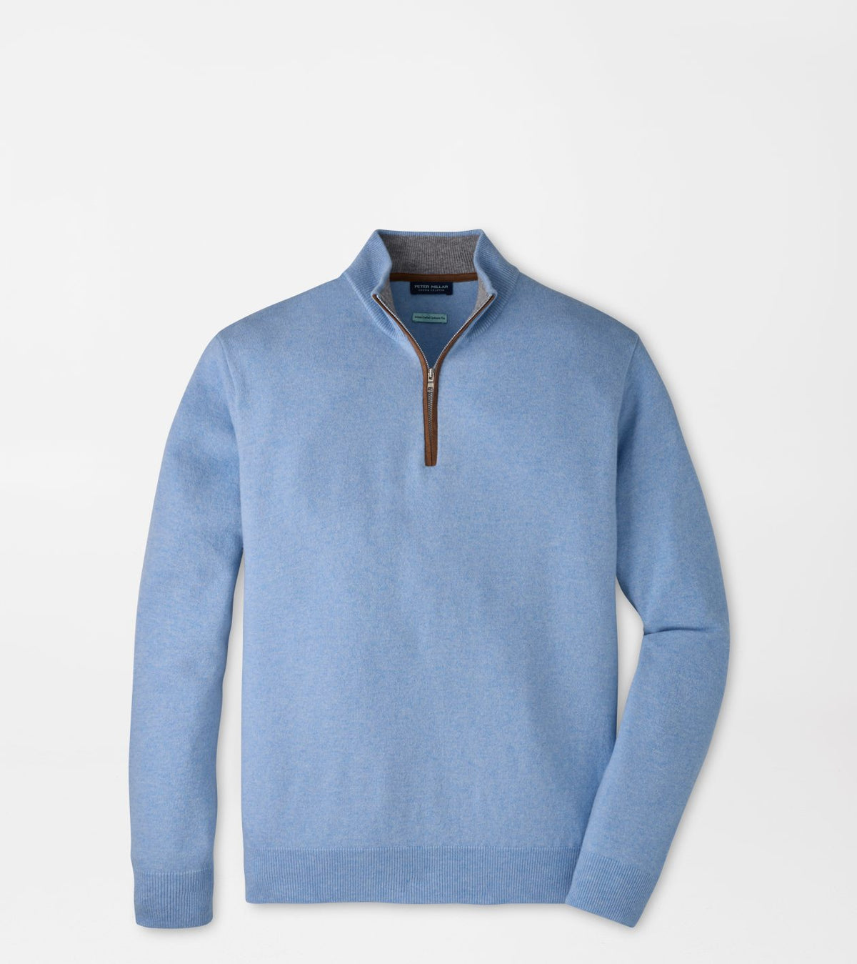 Artisan Crafted Cashmere Flex Quarter-Zip - Blue Frost