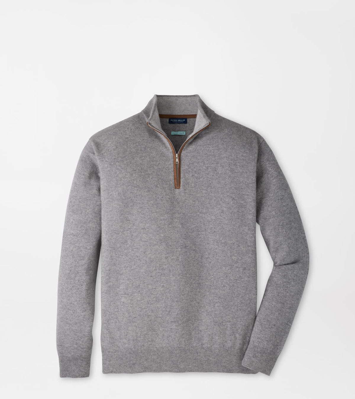 Artisan Crafted Cashmere Flex Quarter-Zip - Gale Grey
