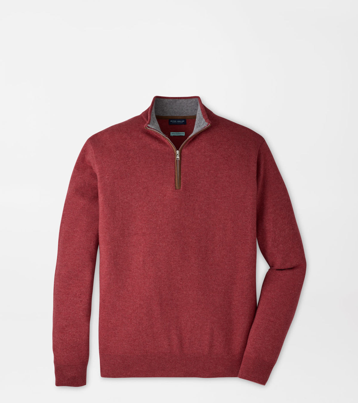 Artisan Crafted Cashmere Flex Quarter-Zip - Red Vail
