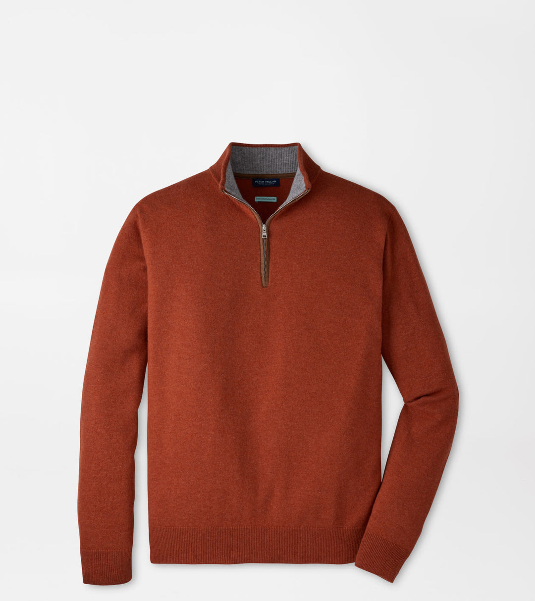 Artisan Crafted Cashmere Flex Quarter-Zip - Redwood