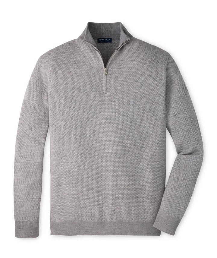Ashland Quarter-Zip Sweater - Gale Grey