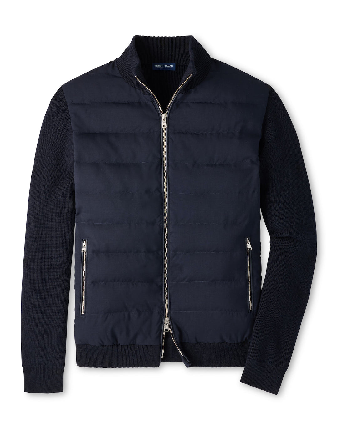 Roundhill Full-Zip Sweater - Navy