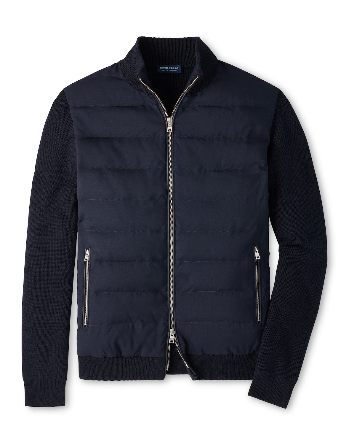 Roundhill Full-Zip Sweater - Navy