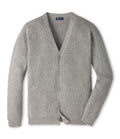 Alpine V-Neck Cardigan Sweater - Gale Grey