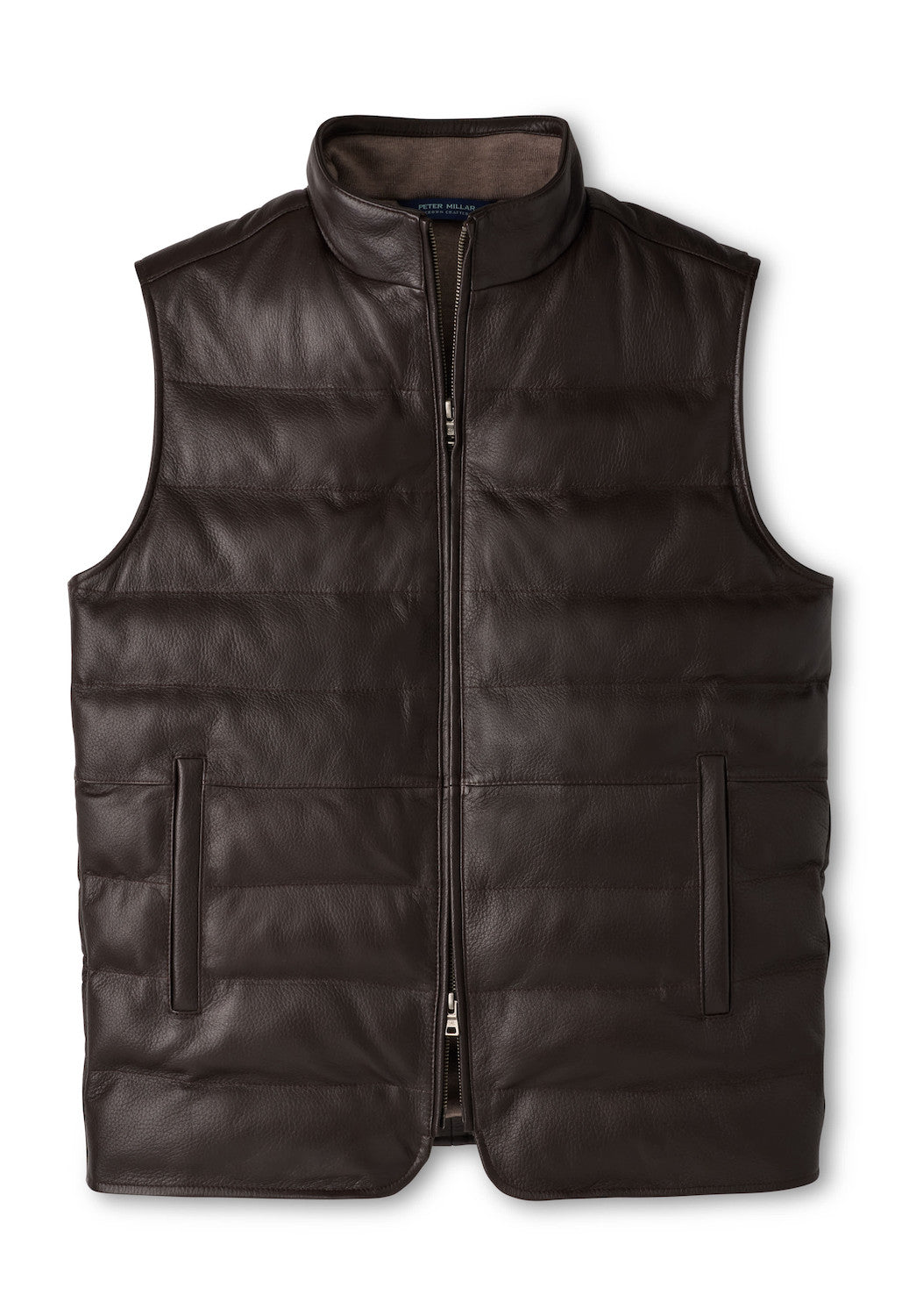 Deerskin Leather Vest - Espresso