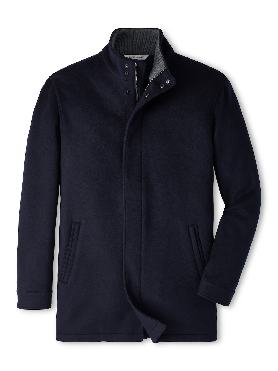 Crown Flex Merino City Coat - Navy