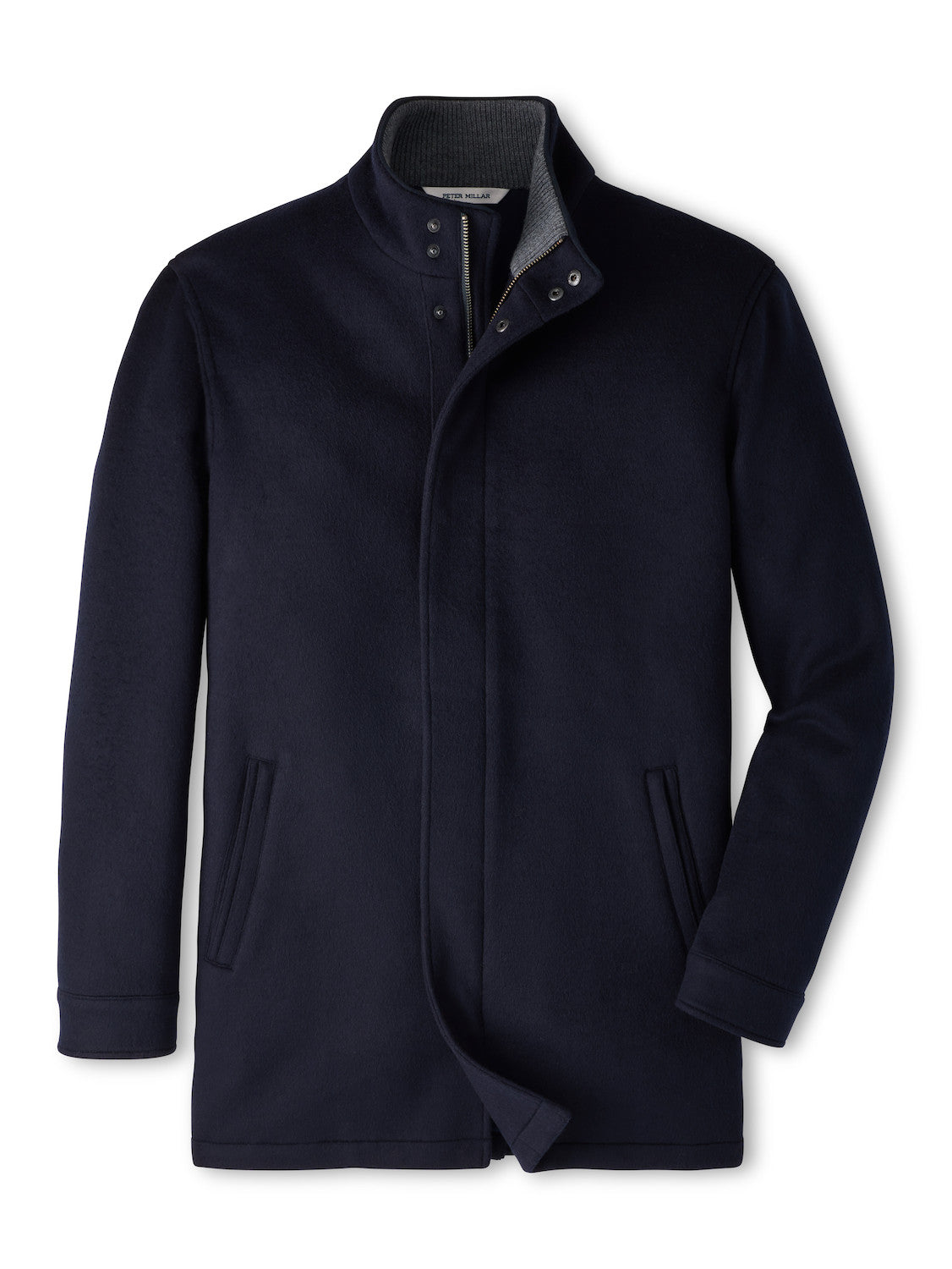 Crown Flex Merino City Coat - Navy