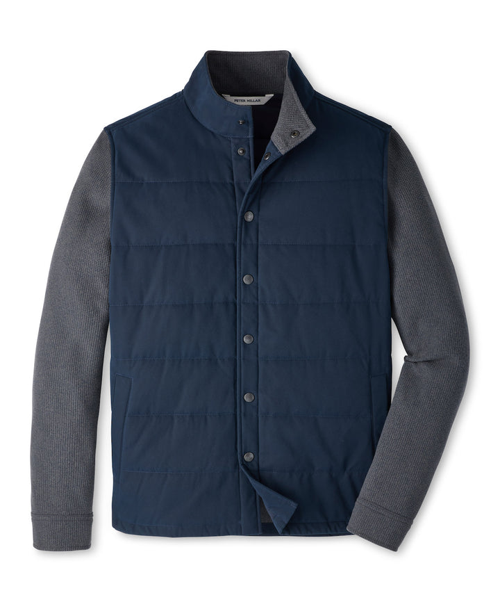 Bedford Hybrid Snap Jacket - Dark Navy