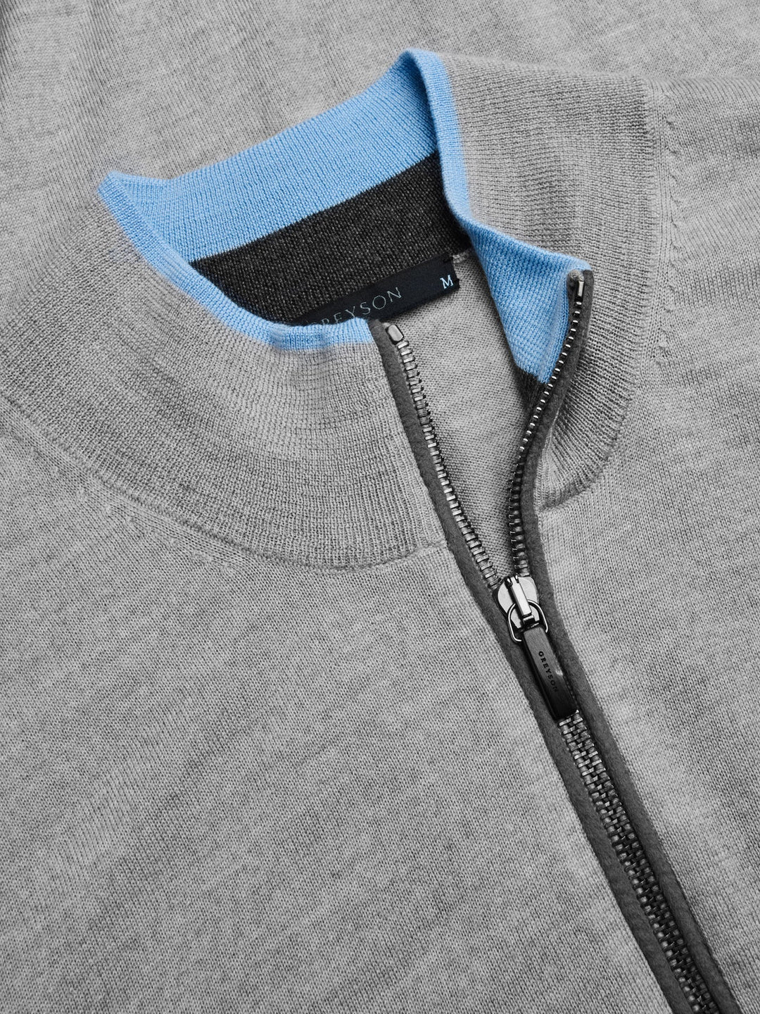 Saratoga 1/4 Zip - Light Grey Heather