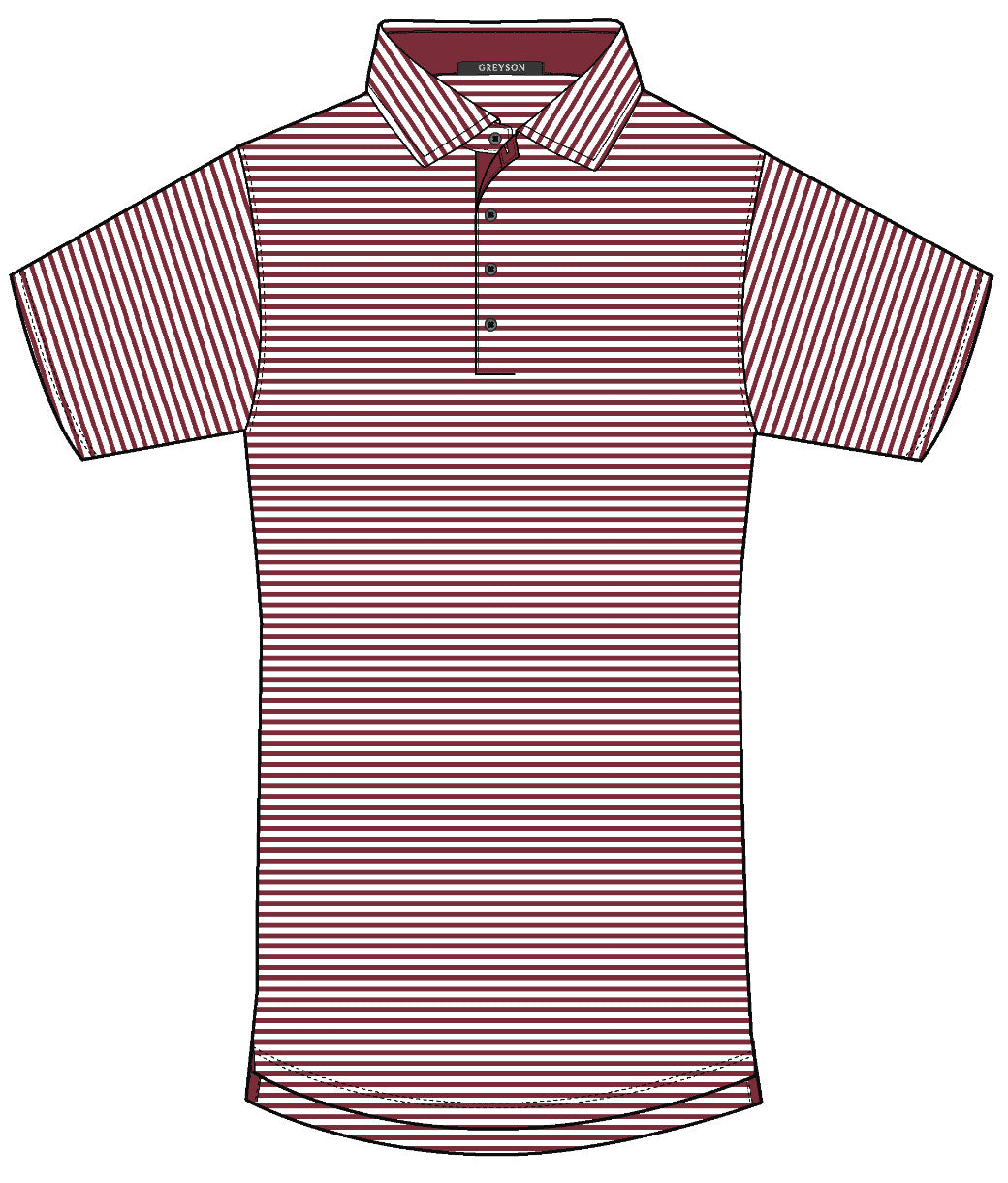 Quogue Polo - Varsity Red/Arctic