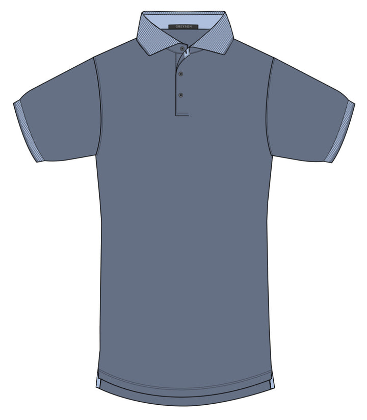 Cherokee Polo - Vintage Indigo
