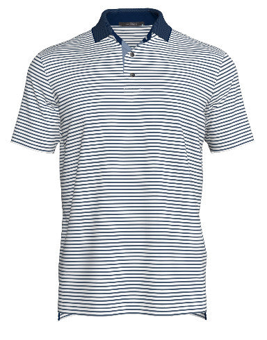 Gannett Polo - Maltese Blue / Jellyfish