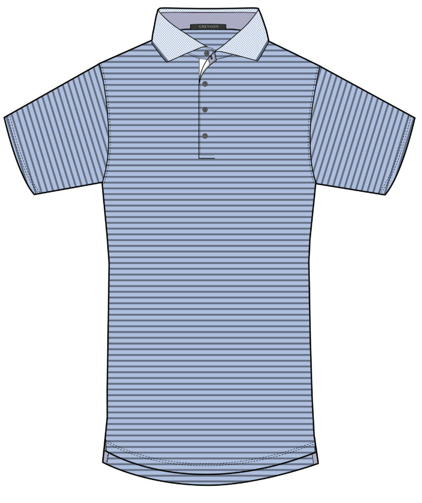Macabee Polo - Wolf Blue/Vintage Indigo