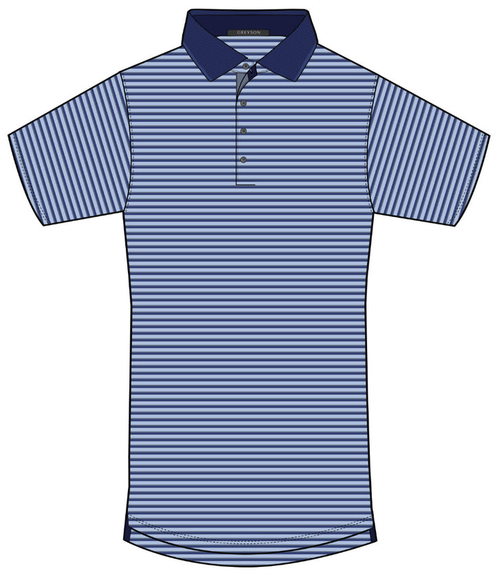 Pacific Grove Polo - Wolf Blue/Iona