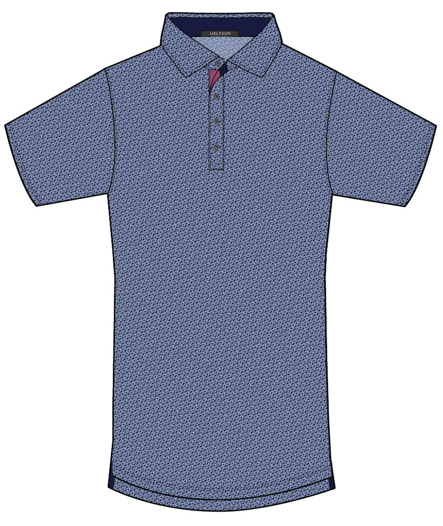 On The Edge Polo - Maltese Blue
