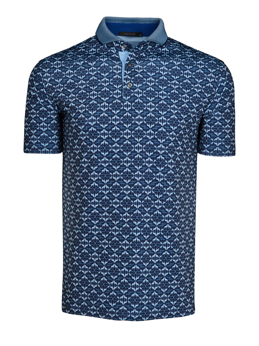 Wolf Labyrinth Polo - Maltese Blue