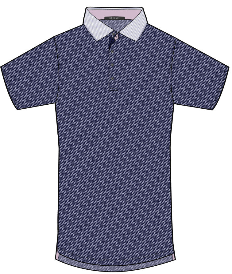 Dances With Wolves Polo - Maltese Blue