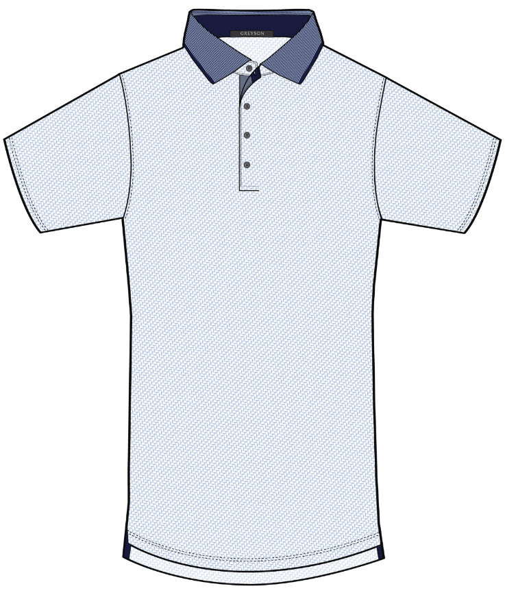 Dances With Wolves Polo - Wolf Blue