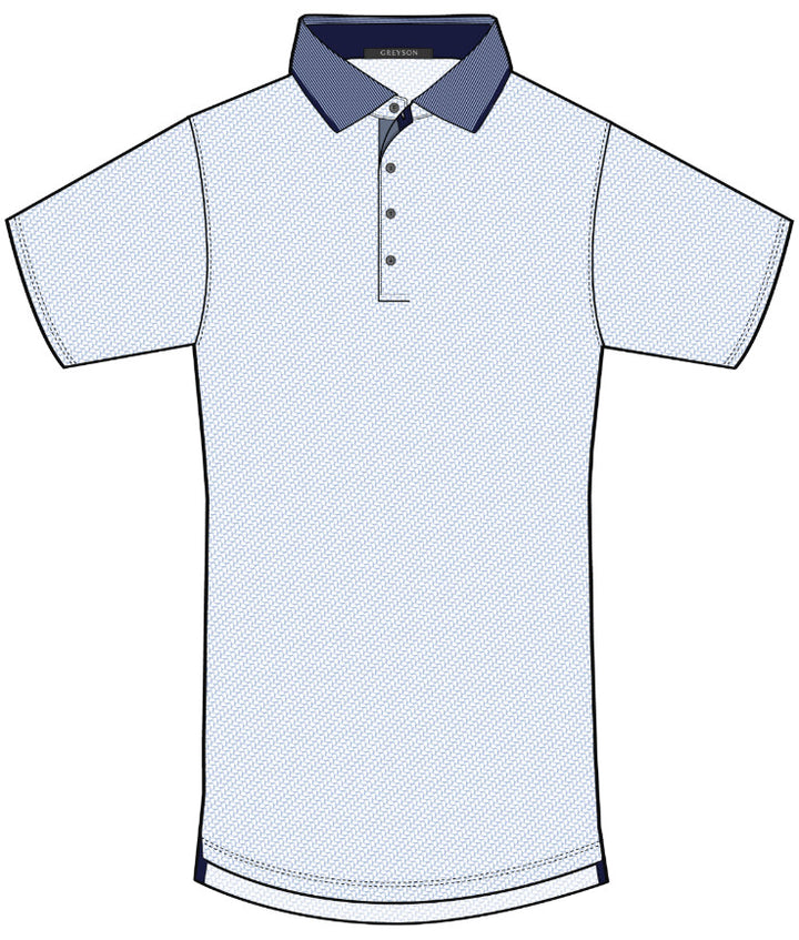 Dances With Wolves Polo - Wolf Blue