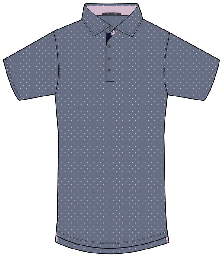 Pack Dot Polo - Vintage Indigo